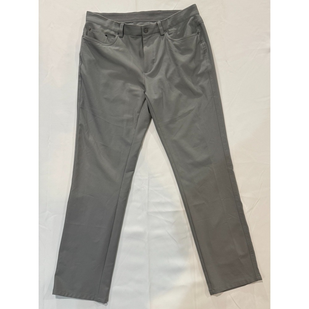 Greg Norman Golf Pants Mens 32x30‎ Gray Stretch Performance Flat Front